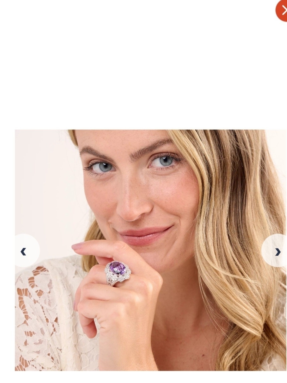 Dallas Prince Bold Gemstone & White Zircon Ring, Sterling Silver